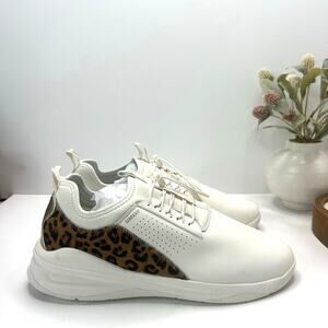 Clove Classic LX Nursing Sneaker White Leopard Healthcare Men 13